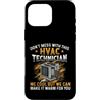 Proud HVAC Tech Custodia per iPhone 16 Pro Max Non scherzare con questo tecnico HVAC - Riparazione AC HVAC Tech