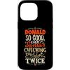 Funny Name Donald Designs Custodia per iPhone 14 Pro Max Buon Donald Santa Natale dicendo divertente Paperino Nome