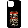 Funny Name Donald Designs Custodia per iPhone 14 Buon Donald Santa Natale dicendo divertente Paperino Nome