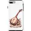 Ryukyu Island Works Custodia per iPhone 7 Plus/8 Plus Okinawa Sanshin Ryukyu Giappone musica tradizionale Art Souvenir