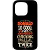 Funny Name Donald Designs Custodia per iPhone 15 Pro Buon Donald Santa Natale dicendo divertente Paperino Nome