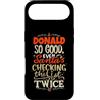 Funny Name Donald Designs Custodia per iPhone Air Buon Donald Santa Natale dicendo divertente Paperino Nome