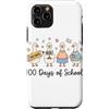 100th Day Funny Silly Goose Teacher Kid Custodia per iPhone 11 Pro 100 Days of School Goose Cute Teacher 100th Day Kids