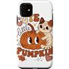 Cute Fall Season Custodia per iPhone 11 Cute Little Pumpkin Cat Lover Autumn Saying
