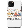 100th Day Funny Silly Goose Teacher Kid Custodia per iPhone 11 Pro 100 Days of School Goose Cute Teacher 100th Day Kids