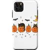 Cute Halloween Season Custodia per iPhone 11 Pro Max Halloween Cat Pumpkin Spooky Season Fun