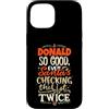 Funny Name Donald Designs Custodia per iPhone 15 Buon Donald Santa Natale dicendo divertente Paperino Nome