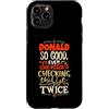 Funny Name Donald Designs Custodia per iPhone 11 Pro Buon Donald Santa Natale dicendo divertente Paperino Nome