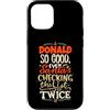 Funny Name Donald Designs Custodia per iPhone 12/12 Pro Buon Donald Santa Natale dicendo divertente Paperino Nome
