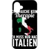 Italienische Geschenke & Italienische So Custodia per iPhone 16 Plus Bandiera Italiana I Italia Vacanze I Italia