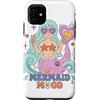 Cute Retro Summer Graphic Custodia per iPhone 11 Mermaid Mood Ocean Peace Vibes