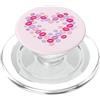 Painted Lips Co Cuore Rosa Lilla Stampa Labbra PopSockets PopGrip per MagSafe