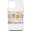 100th Day Funny Silly Goose Teacher Kid Custodia per iPhone 12 mini 100 Days of School Goose Cute Teacher 100th Day Kids
