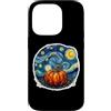 Pumpkin Starry Night Paining Van Gogh Me Custodia per iPhone 14 Pro Zucca Notte stellata Dolore Van Gogh Ringraziamento Autunno Art
