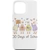 100th Day Funny Silly Goose Teacher Kid Custodia per iPhone 13 Pro Max 100 Days of School Goose Cute Teacher 100th Day Kids