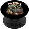 Remote Desk Humor Il mio ufficio non ha uno scherzo sul lavoro a distanza PopSockets PopGrip Adesivo