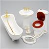 Odoria 1/12 Miniatura 5PZ Arredo bagno Casa Delle Bambole