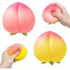 exatta 2 Pezzi Squishy Pesca,Giocattolo da Spremere di Pesca,Pallina Anti Stress | Antistress a forma di pesca,Squishy Frutta,Squishy Antistress,Pesca Pallina,Giocattolo Sensoriale,Regalo Divertente
