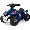 FEBER - Quad CE-Dark Blue 6V, auto elettrica per ragazzi e ragazze da 18 mesi a 3 anni, con acceleratore, ruote grandi per stabilità, fino a 40 min di batteria, caricatore incluso, famoso (FEN52000)