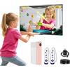 GREENTREEN Console Di Gioco AR A Movimento Bambini: Plug-And-Play TV Per Uso Interno | 34 Giochi Preinstallati, Tracciamento IA, Rilevamento Del Movimento + Gamepad; Regalo Per Ragazzi E Ragazze Dai 4 Ai 12 Anni