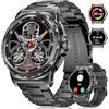 LIGE Orologio Smartwatch Uomo, 1.43" HD, Bluetooth, IP68, 120+ sport | AMOLED Display, 360mAh Batteria, Monitor Salute 24/7, Chiamate e Notifiche, Compatibile Android/iOS