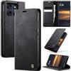 Samokor Cover Motorola Moto G86 5G Flip Pelle PU Portafoglio Custodia | Case Flip Libro Magnetica Antiurto Blocco RFID Carta Fessura Cavalletto custodia pelle per Motorola Moto G86,Nero