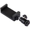 DIGITAL HD ® Supporto Adattatore con snodo in metallo per Selfie Cellulari Cavalletto Stativo 1/4