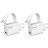 ASKUBSKU Caricatore 100W e Cavo per Xiaomi Redmi Note 15 Pro+ POCO X8 Pro (Confezione da 2)