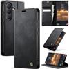 Samokor Custodia a portafoglio in pelle per Samsung Galaxy S26 FE 5G | Custodia a libro con supporto, magnetica, scomparto per carte di credito e funzione di supporto, custodia a libro per Samsung