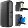AuyKoo Power Bank 10000mAh Potente PowerBank per GoPro Hero 12, Batteria di Ricarica Rapida Esterna Portatile Power Bank per GoPro 12 11 10 9 8 7 6 5 Nero