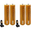 Nraonrn Batterie Ricaricabili AAA 550mah 1,2v per Cordless Gigaset, NI-MH Pile Ricaricabili AAA 550 mah per Panosonic Telefoni Cordless - confezione da 4
