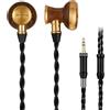 SIVGA Auricolare dinamico cablato in legno M300 da 15,4 mm (4,4 mm)