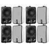 Inwa Cassa Bluetooth Esterni, Sistema Audio Wireless per Interni ed Esterni, 400W (2 Pezzi, Nuovo Nome Bluetooth 2025 Sync Speaker, Adattatore AC/DC e Telecomando, RMS 40W) (Confezione da 4)