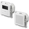 TEM Radio da incasso LOGIQ con altoparlante RMS da 2 W, DAB+, FM e Bluetooth, display OLED, sveglia e timer di spegnimento, espandibile con 2° altoparlante, bianco