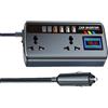 Generico Car Power Inverter - 12V 24V to 220V Converter, Portable Automotive Charger with Fast Charging Ports and 3 USB Outputs, Multiple Device Car Adapter for Camping, Travel Road Trip, Electronics Use