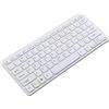 Hklshyd Tastiera Compatta Cablata USB - Tastiera Ultrasottile per PC Mini Tastiera da Gioco Bianca