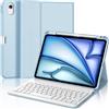 FOGARI Per iPad Air 11/ 5ª/4ª generazione e iPad Pro 11 Cover Tastiera | Custodia Tastiera Bluetooth Rimovibile per iPad Air 11 M4 2026/M3 2025/M2 2024, Keyboard Wireless Portatile, Azzurro