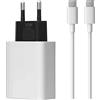 HECHOBO Caricatore USB C da 30 W per Google Pixel 9/9 Pro XL/9 Pro/9 Pro Fold/8/8 A/8 Pro/7/7 Pro/6/6 Pro/6a, Pixel Fold/Chromebook, caricatore rapido USB con cavo di ricarica USB C da 2 m