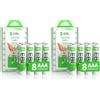 EBL 8 x AAA Batterie Ricaricabili Durature 1.2V, Pile Ricaricabili 1100mAh Ni-MH 1200 Tech (Confezione da 2)