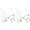 ASKUBSKU 35W Caricatore e 1Metro Cavo USB C per Honor 400 Lite 5G 400 Smart 200 70 (Confezione da 2)