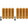 Nraonrn Batterie ricaricabili AAA per Panasonic Gigaset, 550 mAh, 1,2 V, Ni-MH Pile Ricaricabili per telefono senza fili - confezione da 8