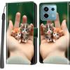 Haninsuze Cover per Xiaomi Redmi Note 13 Pro 5G, Portafoglio PU Pelle, Gatto | Interno TPU Antiurto, Anti-Graffio, Fessura per Schede, Supporto Stand, Design Libro, Flip