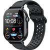 Jugeman Smartwatch Uomo, 1,43 HD Orologio Smartwatch Uomo con Chiamata Bluetooth,Militari Smart Watch Tracker 160+ Modalità Sportive