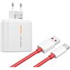 HECHOBO Caricatore super vooc 80 W per Oneplus (65 W)