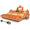 Deleks Zappatrice per trattore - Serie pesante - Lavoro 180cm - per la fresatura del terreno