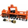 Deleks Zappatrice per trattore - Serie pesante - Lavoro 220cm - per la fresatura del terreno