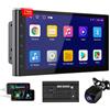Merkloos Autoradio 2 DIN - CarPlay e Android Auto wireless - Schermo da 7 pollici - 2 GB di RAM - 32 GB di memoria interna - Telecamera per la retromarcia