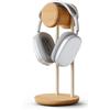 Merkloos Supporto per cuffie - Legno massello e metallo - 12,9 cm - Rovere