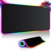Lustrens Tappetino per mouse da gaming RGB, dimensioni 800x300 mm, con 14 modalità di illuminazione e superficie impermeabile