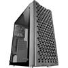 Lustrens Case ATX con pannello frontale in mesh 3D, finestra laterale in vetro temperato e ventola da 12 cm ultra silenziosa